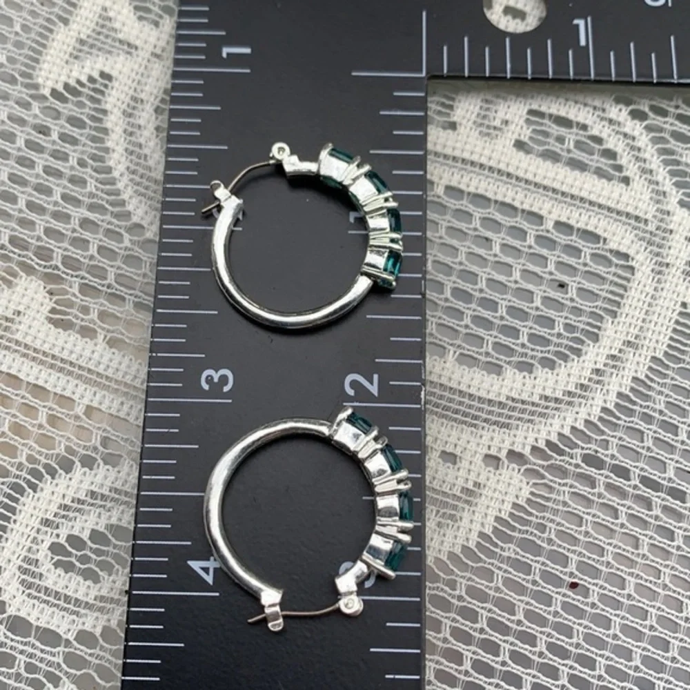 Silver Toned Earrings Pre Owned